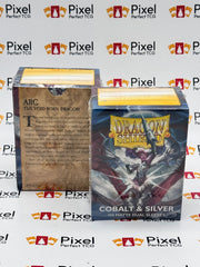Dragon Shield - Cobalt & Silver Matte Dual Standard Size Sleeves 100