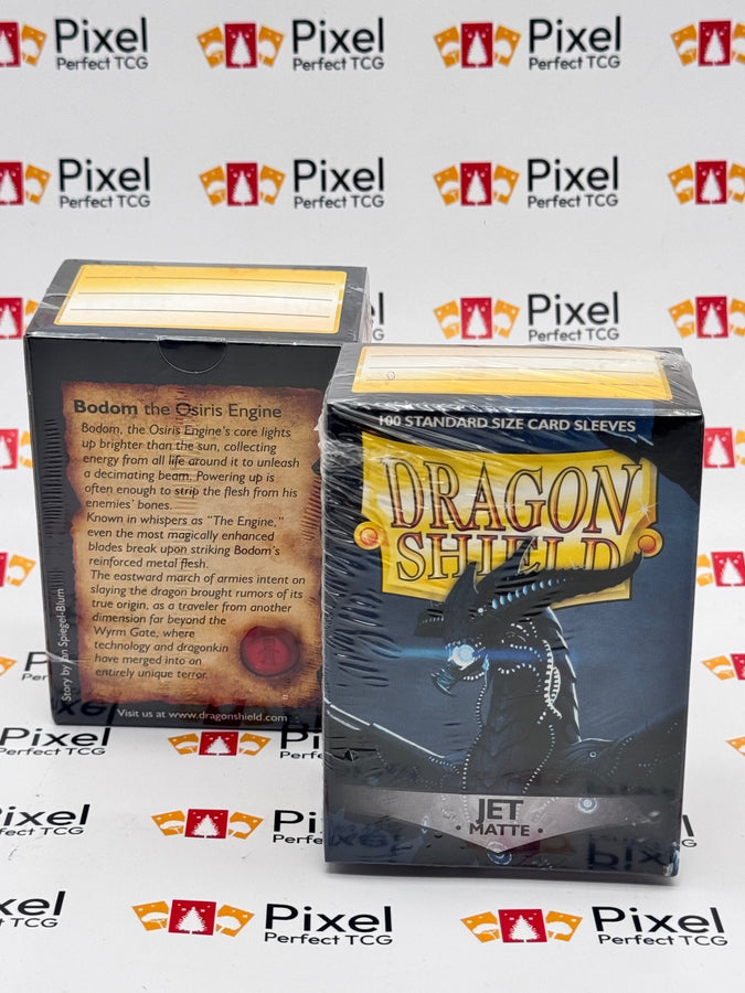 Dragon Shield - Jet Matte Standard Size Sleeves 100