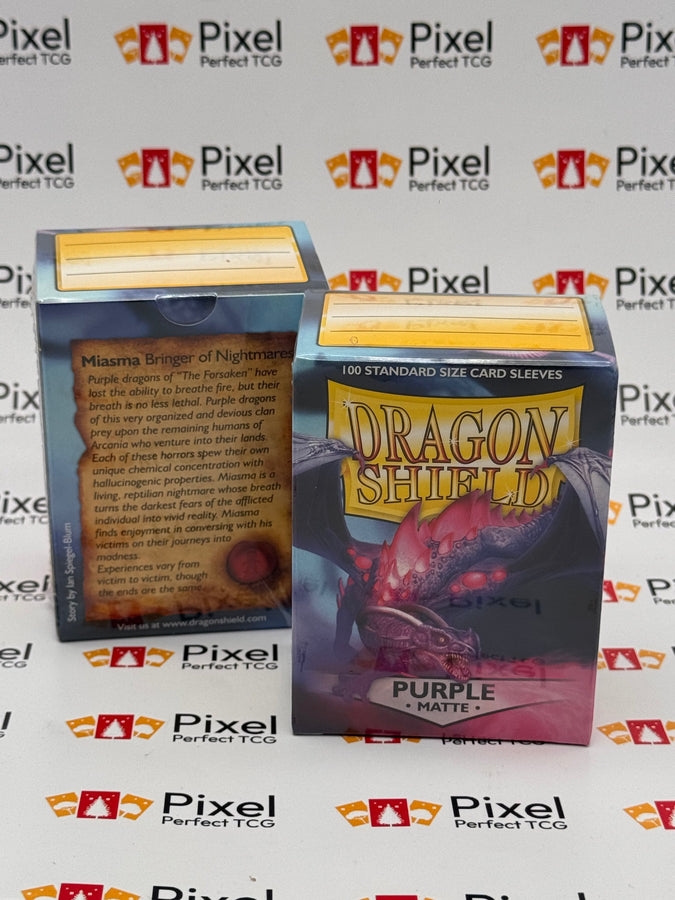 Dragon Shield - Purple Matte Standard Size Sleeves 100