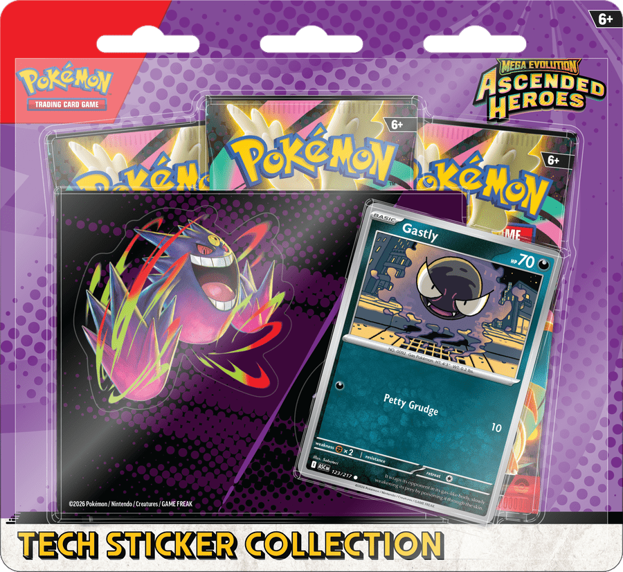 Pokémon - Mega Evolution: Ascended Heroes Tech Sticker Collection