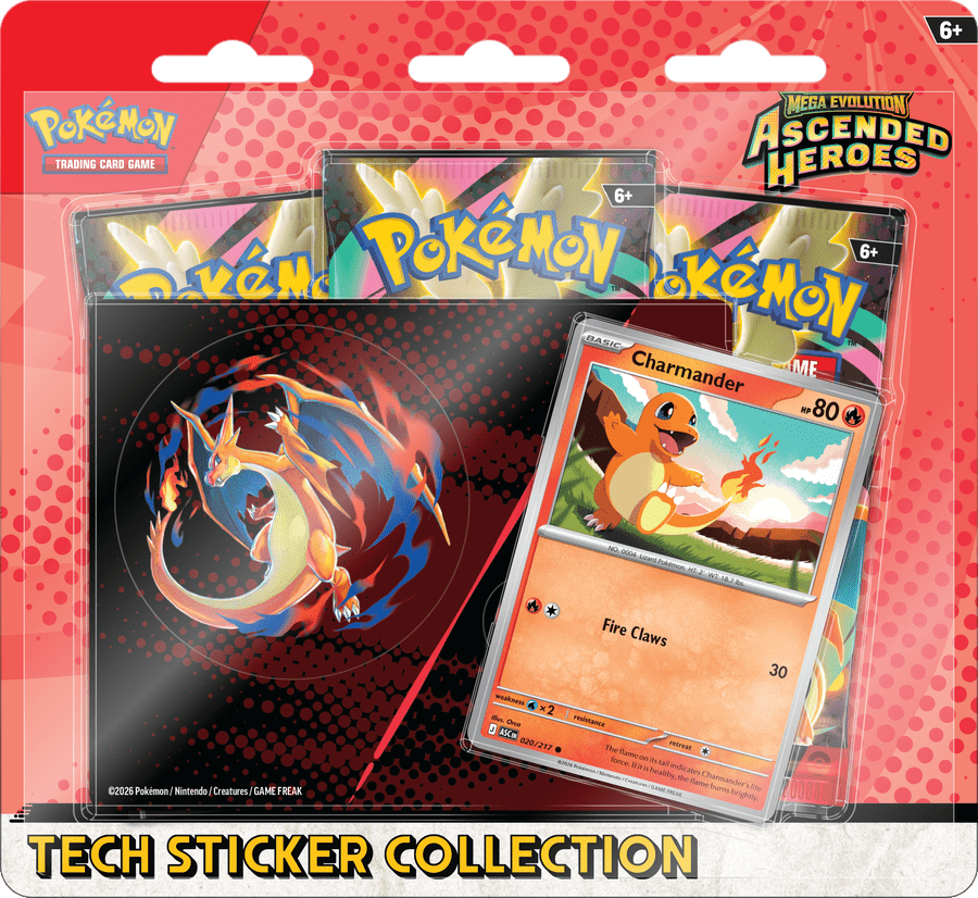 Pokémon - Mega Evolution: Ascended Heroes Tech Sticker Collection