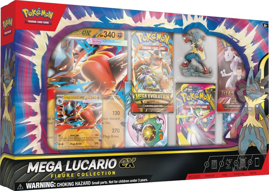 Pokémon - Mega Evolution: Mega Lucario ex Figure Collection Box