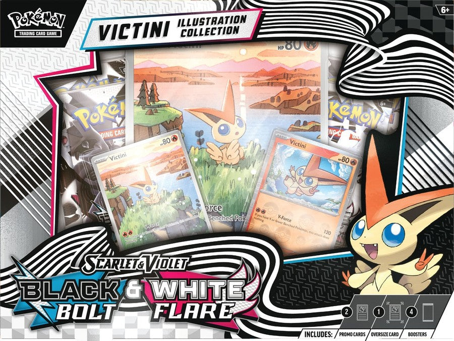 Pokémon - Scarlet & Violet: Black Bolt & White Flare Unova Victini Illustration Collection
