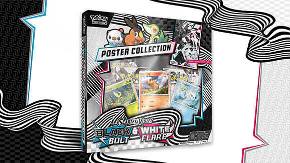 Pokémon - Scarlet & Violet: Black Bolt White Flare Unova Poster Collection