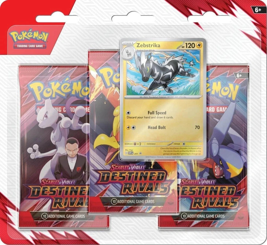 Pokémon - Scarlet & Violet: Destined Rivals Booster 3-Pack Blister Kangaskhan