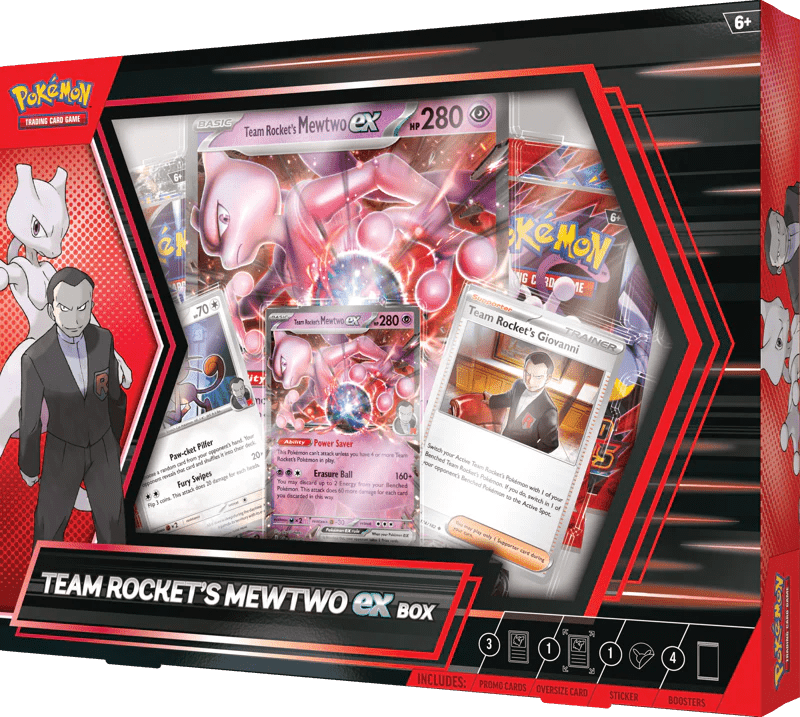 Pokémon - Scarlet & Violet: Destined Rivals Team Rocket's Mewtwo ex collection box