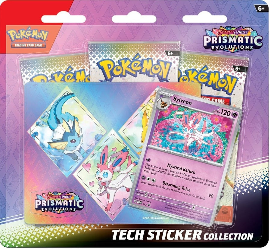 Pokémon - Scarlet & Violet: Prismatic Evolution Tech Sticker Collection