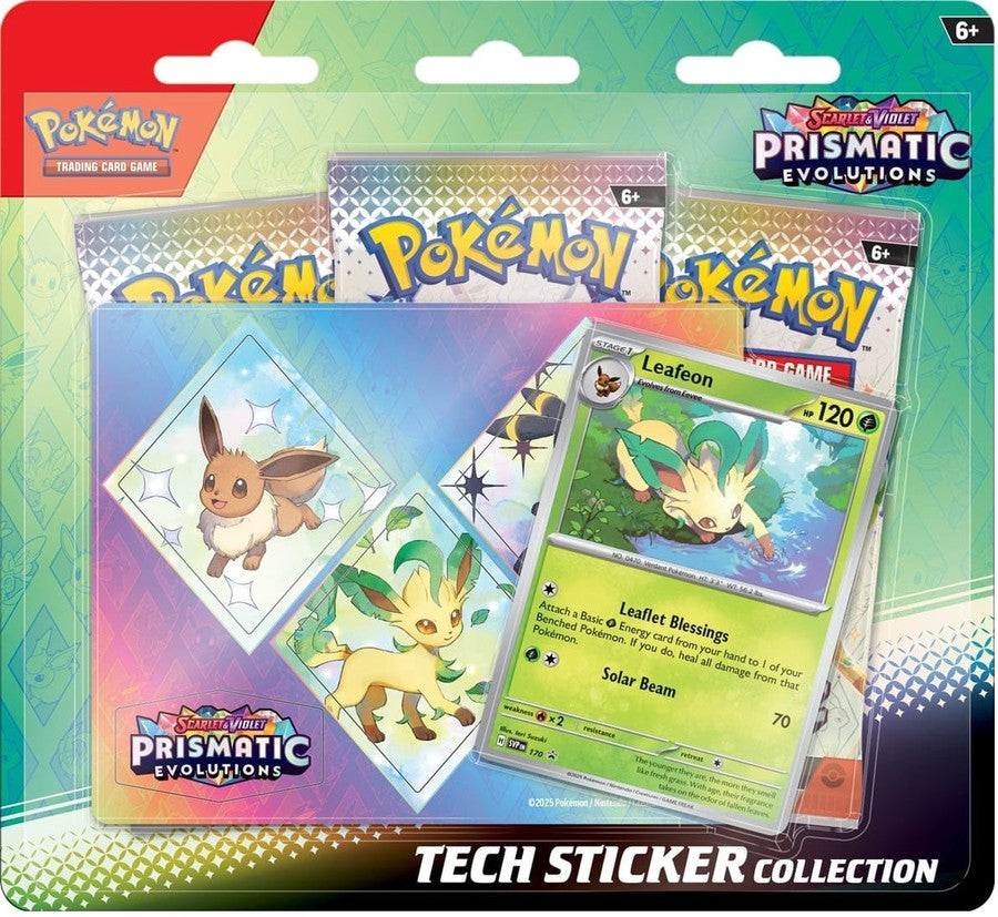 Pokémon - Scarlet & Violet: Prismatic Evolution Tech Sticker Collection