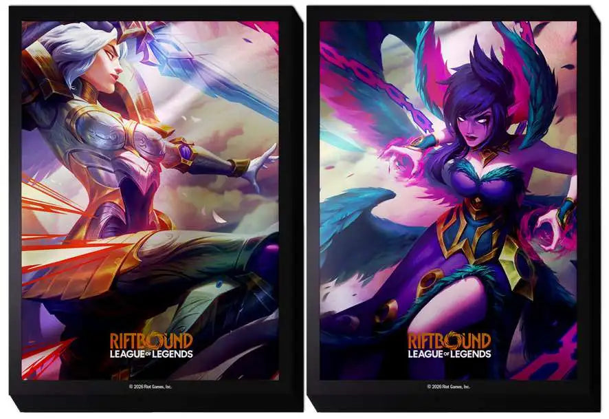 Riftbound: League of Legends TCG - Vendetta: Art Sleeves - Kayle vs Morgana 100